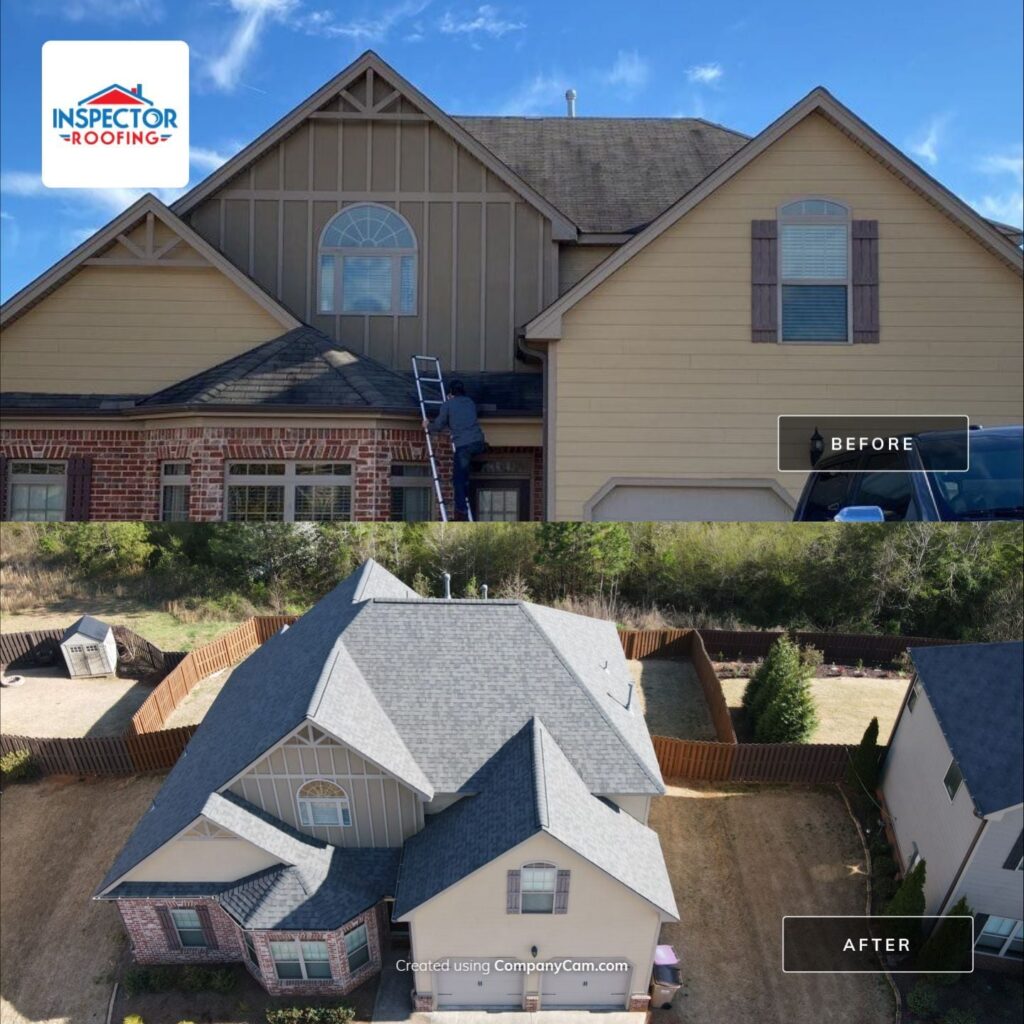 Before and After Inspector Roofing