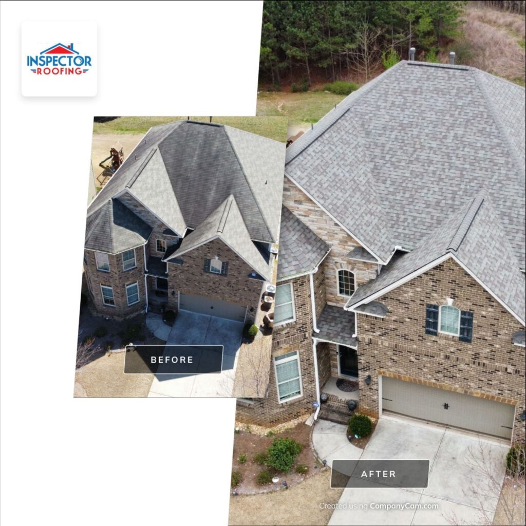 Before and After Inspector Roofing